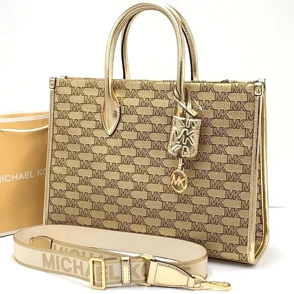 Michael Kors Medium Mirella EW Tote Bag Crossbody Shoulder Handbag NWT - Picture 2 of 16